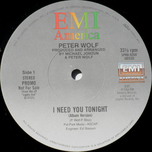 I Need You Tonight