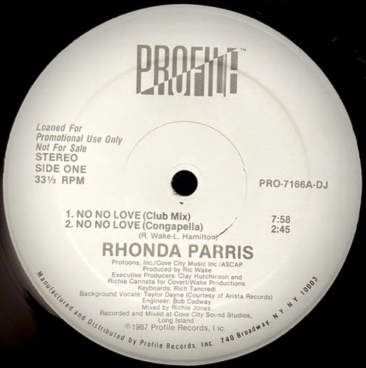 Rhonda Parris - No No Love