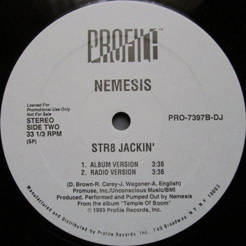 Temple Of Boom / Str8 Jackin' Nemesis (3)