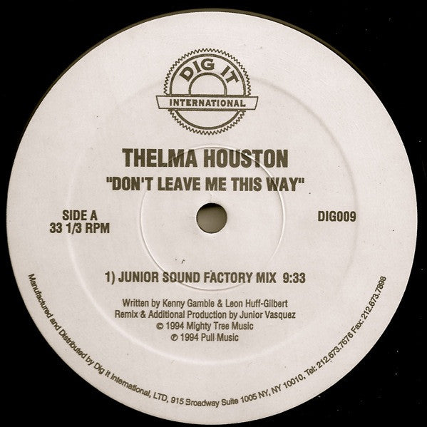 Don't Leave Me This Way Thelma Houston