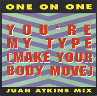 You're My Type make your body move poster by Rectangle Triangle featuring colorful, dynamic typography on a white background.