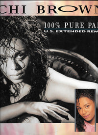 Cover art for Rectangle Triangle's 100% Pure Pain (U.S. Extended Remix) music single, featuring abstract graphic design.