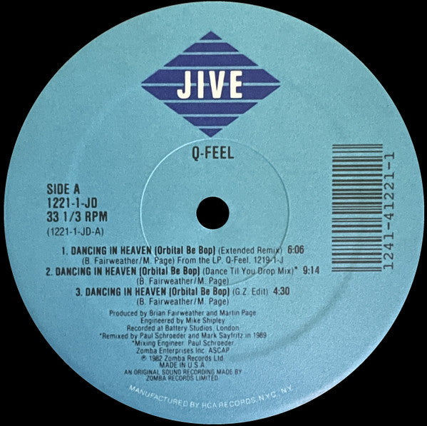 Dancing In Heaven (Orbital Be Bop) Q-Feel