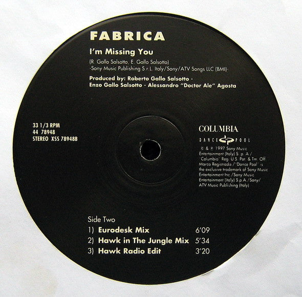 I'm Missing You Fabrica