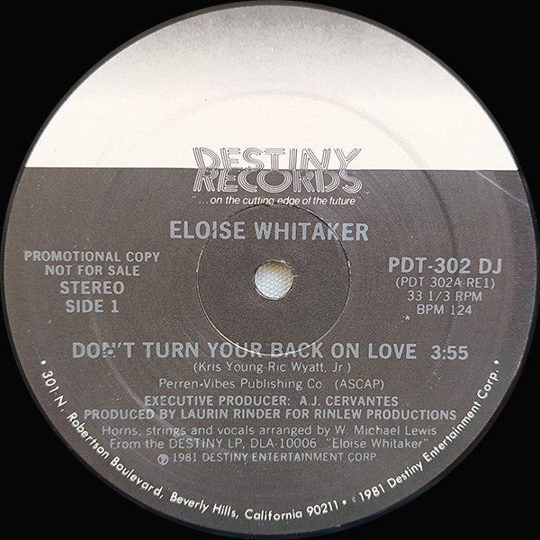 Don't Turn Your Back On Love