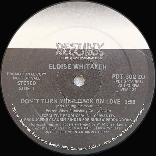 Don't Turn Your Back On Love