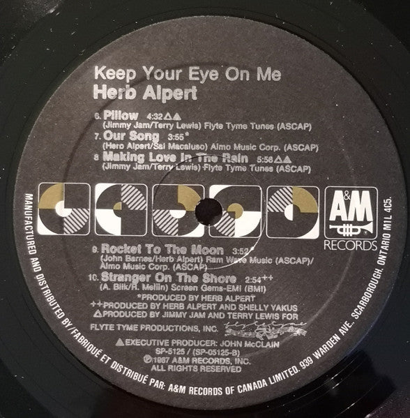 Keep Your Eye On Me 2 Herb Alpert
