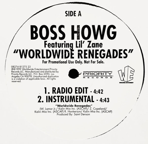 Worldwide Renegades Da Howg,Lil' Zane