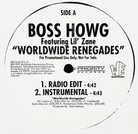 Worldwide Renegades album cover by Rectangle Triangle, featuring bold typography and dynamic graphic design.