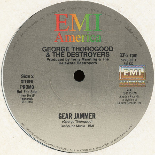 Gear Jammer George Thorogood & The Destroyers