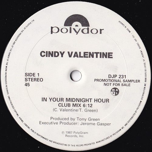 In Your Midnight Hour Cindy Valentine