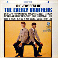 Cover image of "The Very Best Of The Everly Brothers" album by Rectangle Triangle, featuring vintage album artwork.