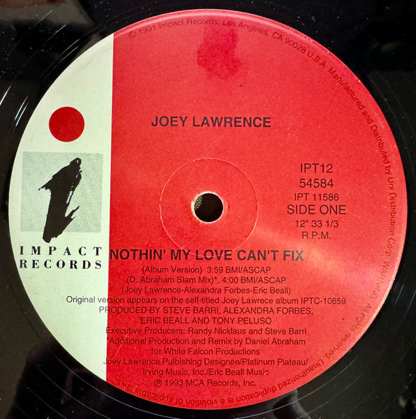 Nothin' My Love Can't Fix Joey Lawrence