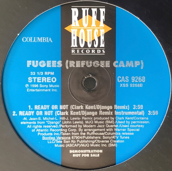 Don't Cry Dry Your Eyes / Ready Or Not (Clark Kent / Django Remix) Fugees