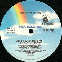 Rectangle Triangle's "All I'm Missing Is You" printed artwork featuring bold typography on a white background.