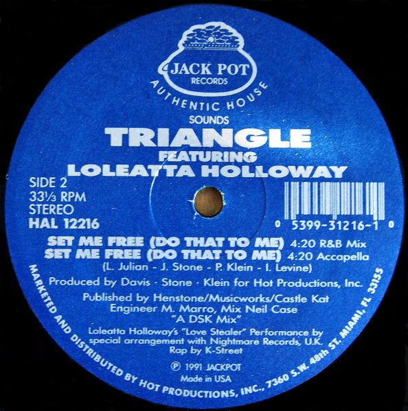 Set Me Free (Do That To Me) 4 Triangle (6),Loleatta Holloway