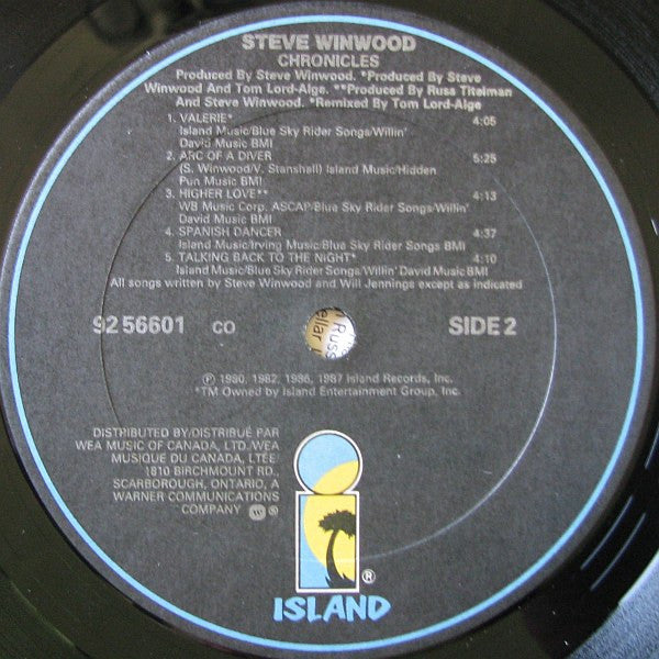 Chronicles Steve Winwood