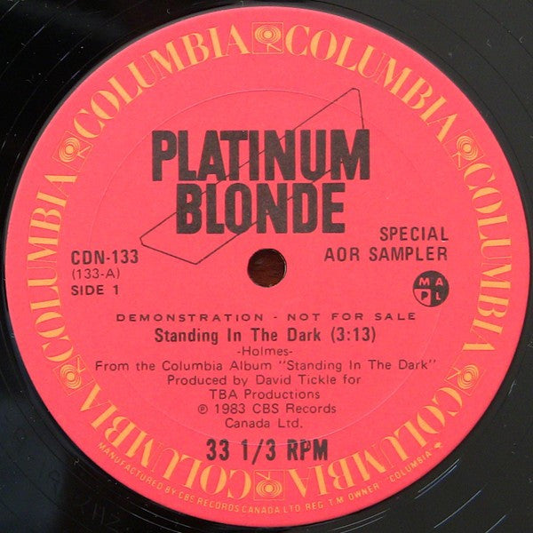 Standing In The Dark Platinum Blonde