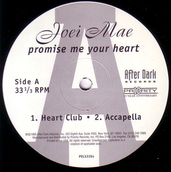 Promise Me Your Heart Joei Mae