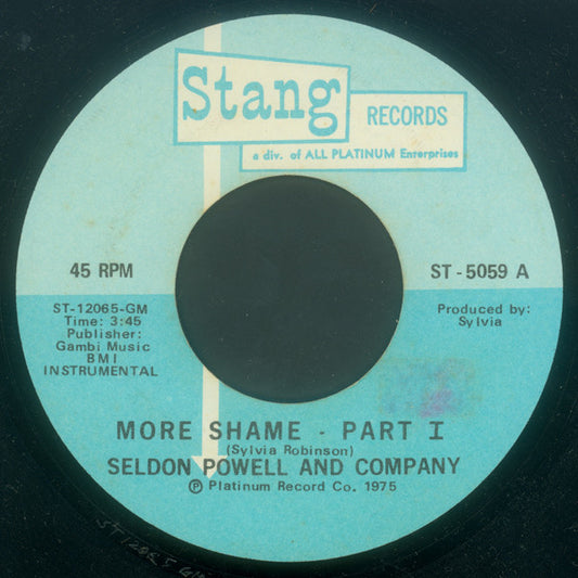 Seldon Powell And Company* - More Shame
