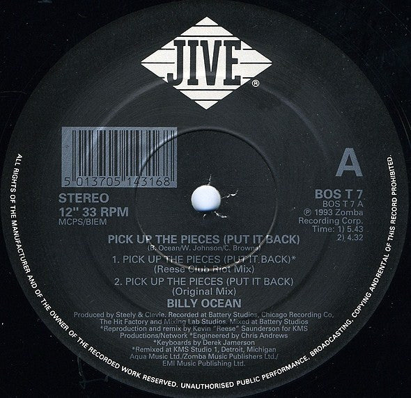 Pick Up The Pieces (Put It Back) Billy Ocean