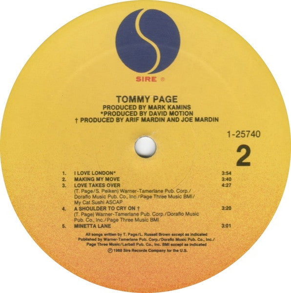Tommy Page