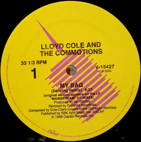 My Bag Lloyd Cole & The Commotions