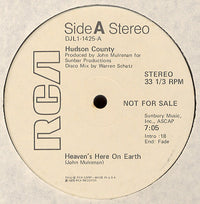 Rectangle Triangle Heaven's Here On Earth album cover featuring abstract geometric shapes and vibrant colors.
