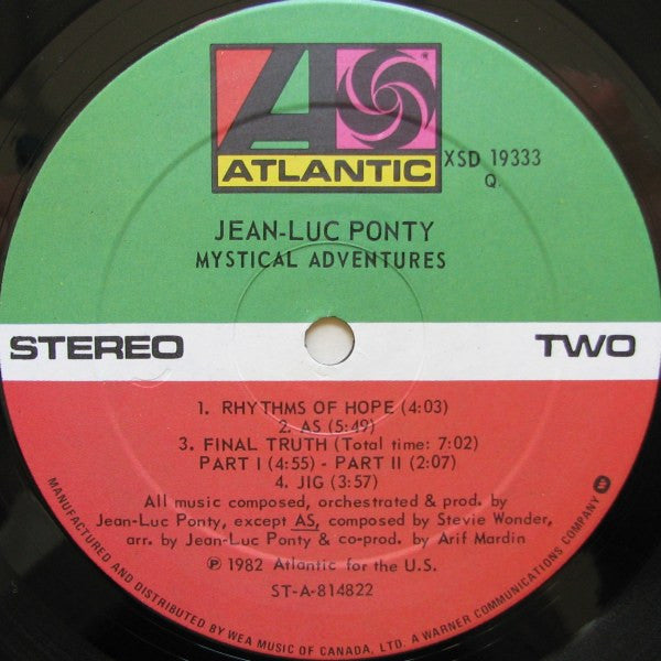 Mystical Adventures Jean-Luc Ponty