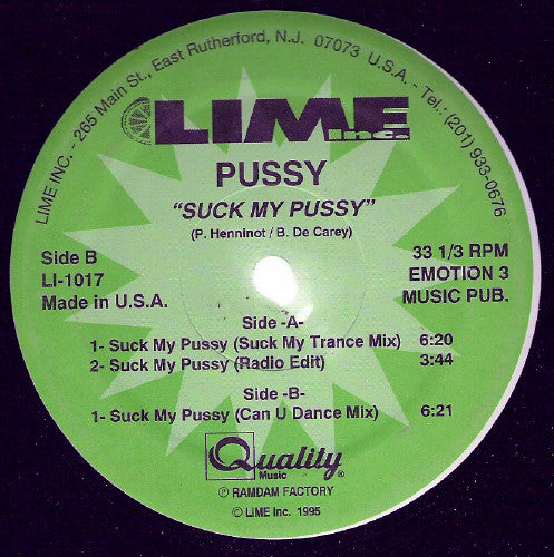Suck My Pussy