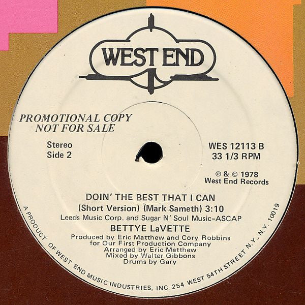 Doin' The Best That I Can Bettye Lavette
