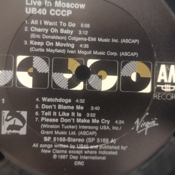 CCCP - Live In Moscow UB40