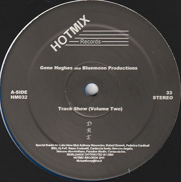 Cover image of "Track Show Volume Two" album by Rectangle Triangle, featuring abstract geometric artwork on the cover.