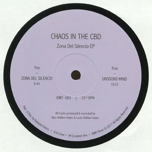 Chaos In The CBD - Zona Del Silencio EP