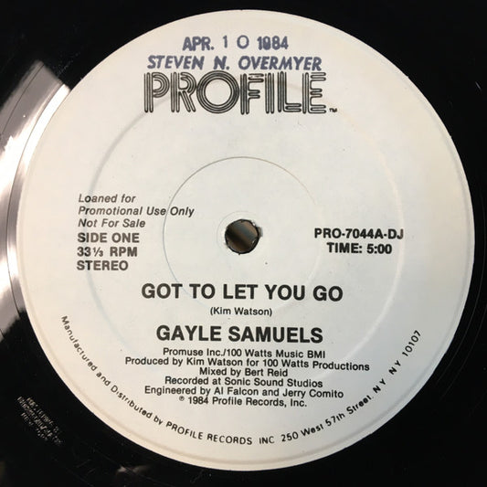 Got To Let You Go