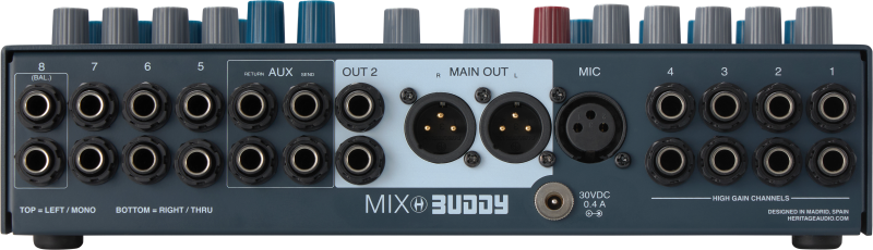 Heritage Audio Mix Buddy 19 Input Small Format Instrument Level Mixer