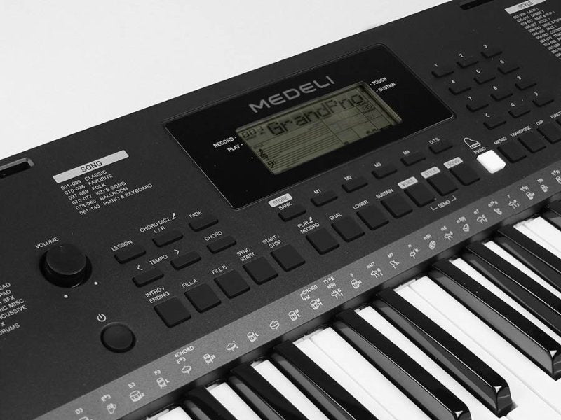 Medeli MK100 Millenium Series 61-Key Keyboard With Touch Sensitive Keys 