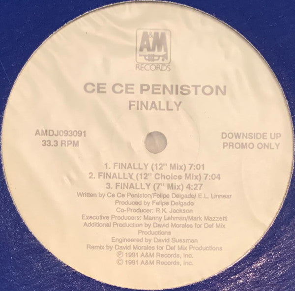 Finally / The Pressure Pt.1 2 Ce Ce Peniston,Sounds Of Blackness