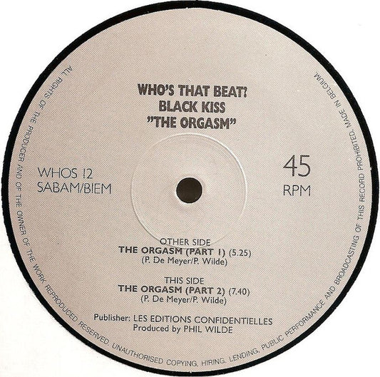 Black Kiss - The Orgasm
