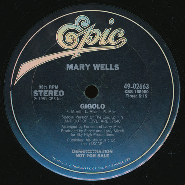 Gigolo Mary Wells