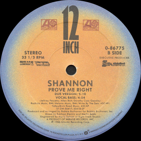 Prove Me Right Shannon