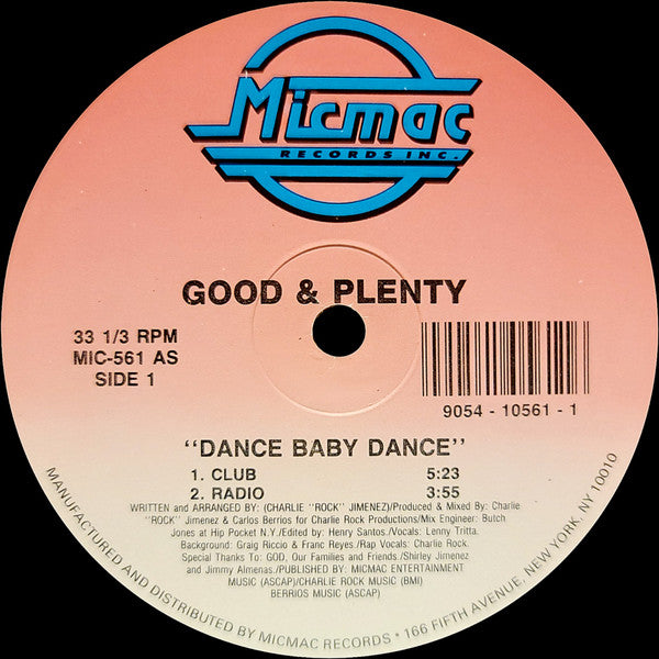 Dance Baby Dance Good & Plenty (2)