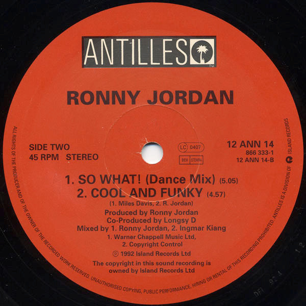 So What! Ronny Jordan