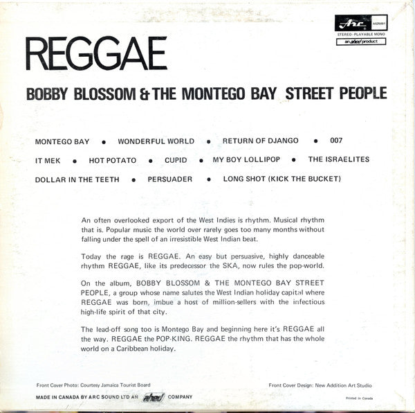 Reggae Bobby Blossom & The Montego Bay Street People