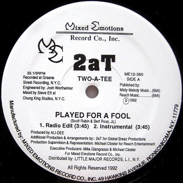 Played For A Fool | Rectangle Triangle  
