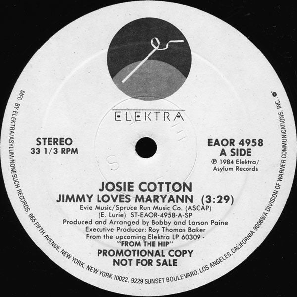 Jimmy Loves Maryann Josie Cotton