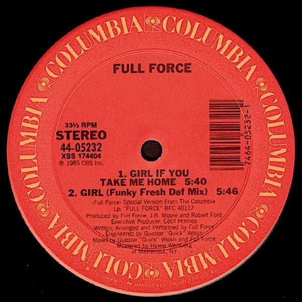 Girl If You Take Me Home Full Force