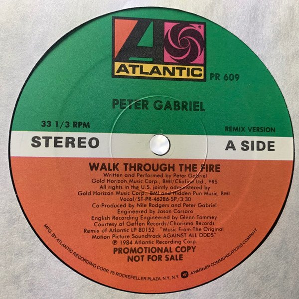 Walk Through The Fire Peter Gabriel