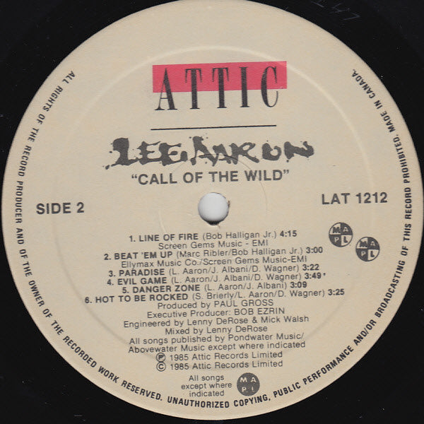 Call Of The Wild Lee Aaron