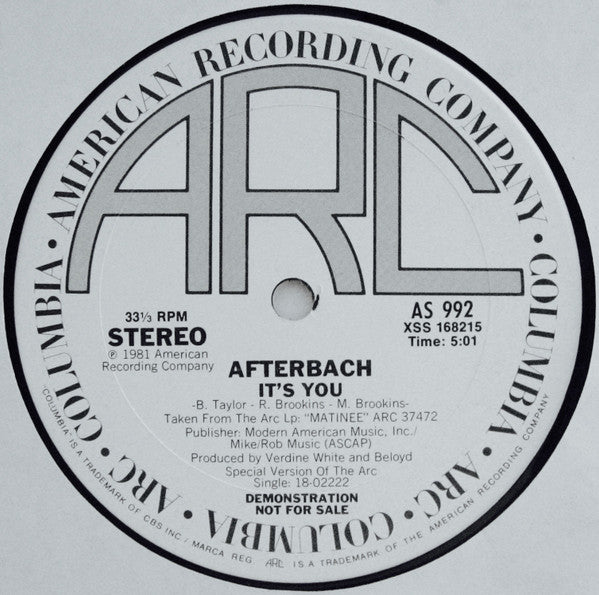 Turn It Out / It's You The Emotions,Afterbach